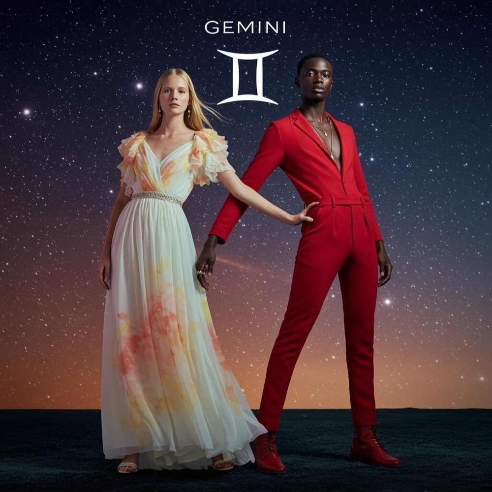 Gemini horoscope Collection: Elegant Clothes In A 8x10 Frame A.I. Art Print - Picture 2 of 3
